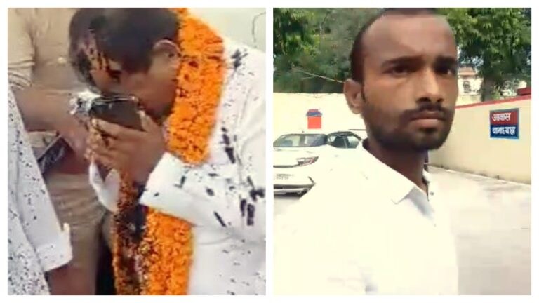 दारा सिंह चौहान पर स्याही फेंकने वाले ने किया सरेंडर, बोला- BJP नेताओं ने कहा था ऐसा करने को UP Tak