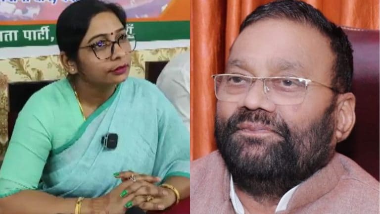 पिता स्वामी मौर्य के ऊपर जूता फेंके जाने पर सांसद बेटी संघमित्रा ने आडवाणी का जिक्र कर कह दी ये बड़ी बात UP Tak