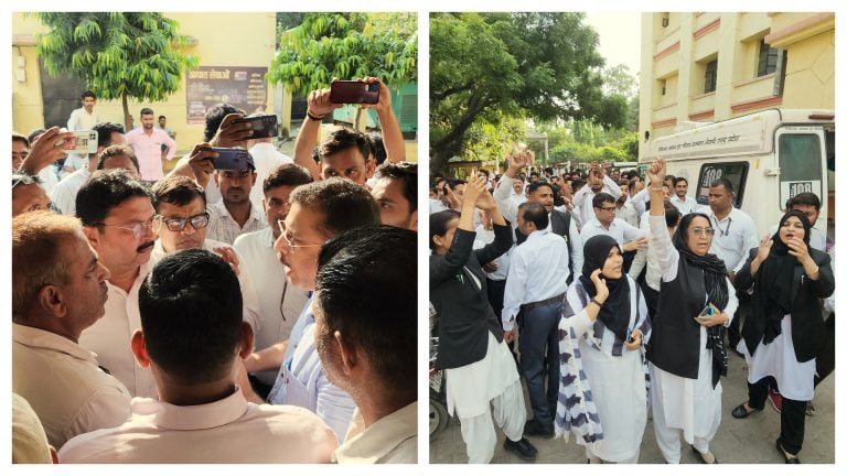 हापुड़ में पुलिस लाठीचार्ज के बाद अब संभल में डॉक्टर ने OPD में मार दिया वकील को थप्पड़ UP Tak