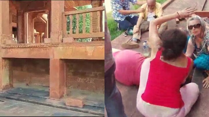 फतेहपुर सीकरी: 9 फीट से गिरने पर तड़पती रही फ्रांसीसी ट्यूरिस्ट, एक घंटा लेट पहुंची एम्बुलेंस UP Tak