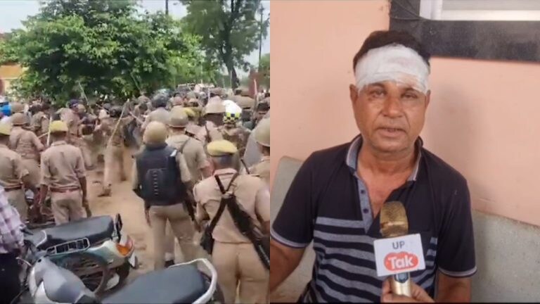 आगरा में सत्संगियों और पुलिस की भिड़ंत में लहूलुहान हुए पत्रकार ने अंदर के सारे राज बता दिए! UP Tak
