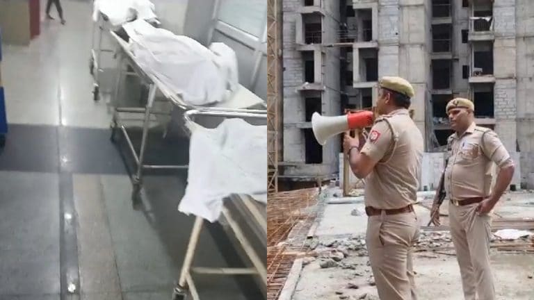 ग्रेटर नोएडा: निर्माणाधीन बिल्डिंग की लिफ्ट गिरने से 4 की मौत, पुलिस ने कराई ये अनाउंसमेंट UP Tak