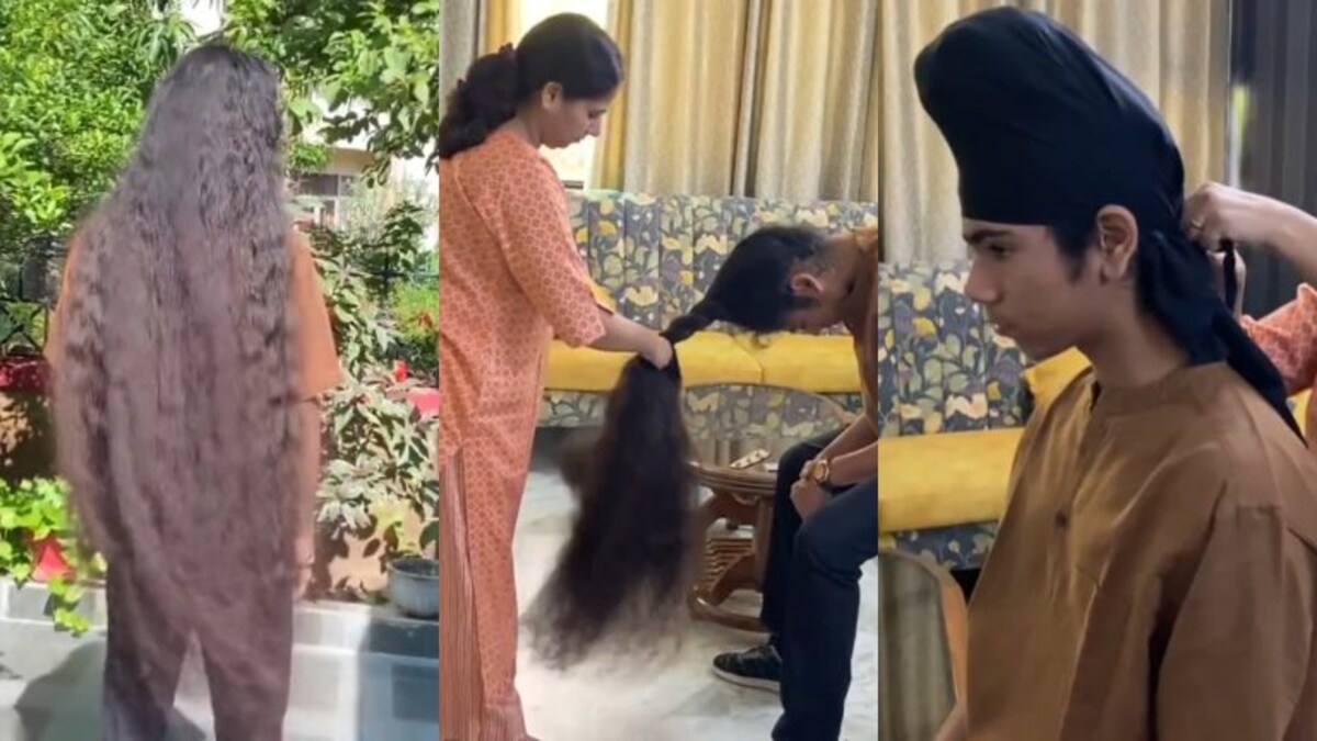 ग्रेटर नोएडा में 15 साल के सिदकदीप के बाल हुए इतने लंबे कि गिनीज बुक में दर्ज हुआ नाम UP Tak