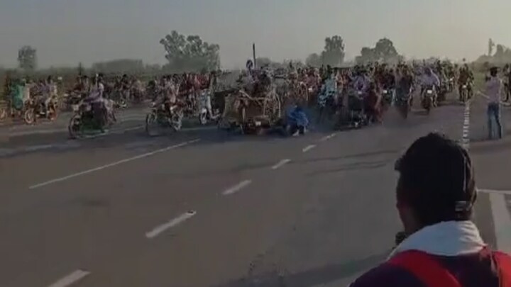 मुजफ्फरनगर: तेजी से दौड़ रहे थे घोड़ा-बग्गी और तभी हो गड़ा बड़ा हादसा, हाइवे पर हो रही थी रेस UP Tak