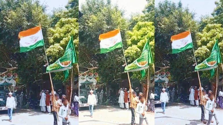 जालौन: बारावफात जुलूस में तिरंगे पर अशोक चक्र की जगह बना था ये, पुलिस ने फौरन लिया एक्शन UP Tak