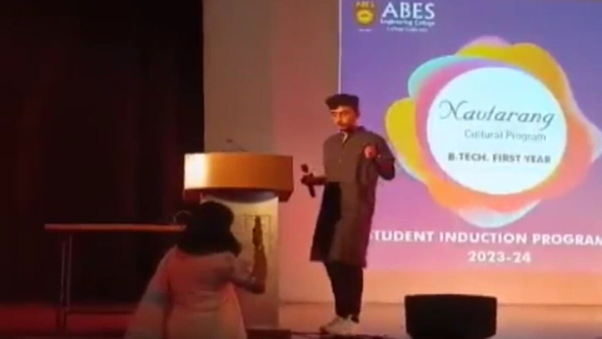 गाजियाबाद : ‘जय श्रीराम’ बोलने पर छात्र को मंच से उतारने वाली प्रोफेसर पर हुआ ये एक्शन UP Tak