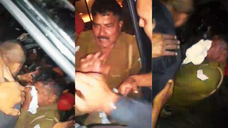 कासगंज में 2 पुलिसकर्मियों को जमकर पीटा, वर्दी फाड़ दी, हाथ जोड़ जान की हिफाजत मांगते रहे UPTak