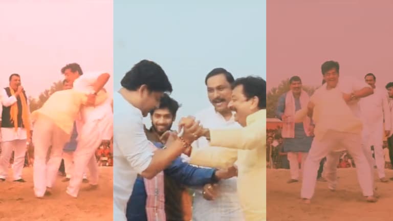 कुशीनगर के दंगल में दो सांसदों की कुश्ती! रवि किशन ने विजय दुबे पर लगाया लंगड़ी दांव पर चला नहीं UP Tak