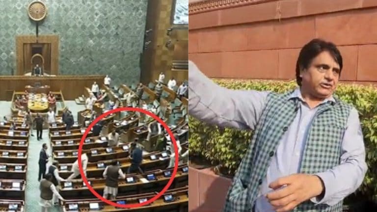 संसद भवन में कूदे दोनों युवकों की बसपा सांसद ने कर दी पिटाई, सामने आया वीडियो UP Tak