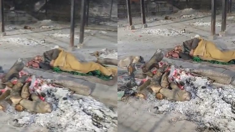 कानपुर: जलती चिता के बगल में क्यों लेट गया था बुजुर्ग, प्रशासन ने बताई ये बड़ी वजह UP Tak