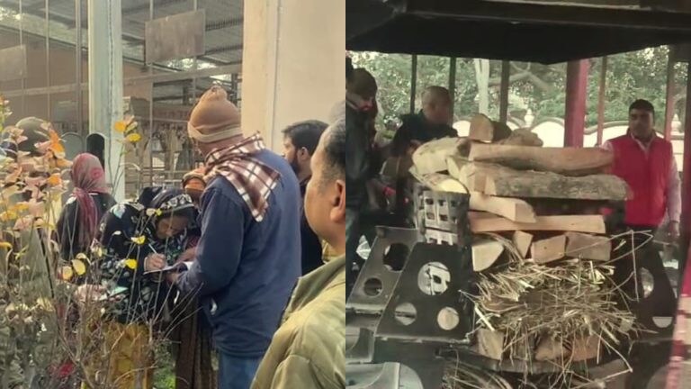 चिता पर रखा रहा मां का शव, श्मशान घाट में प्रॉपर्टी के लिए 9 घंटों तक लड़ती रहीं बेटियां! Mathura