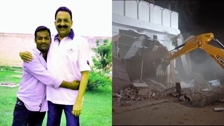 माफिया मुख्तार के इन दो करीबियों के अवैध निर्माण पर चला बुल्डोजर, दोनों ने किया था ये काम UP Tak