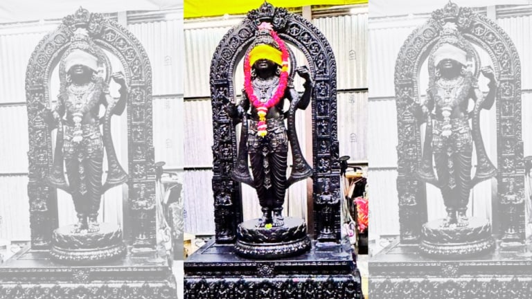 Ram Mandir: रामलला की नई मूर्ति की एक्सक्लूसिव झलक, देखिए कैसी है 51 इंच की भव्य प्रतिमा UP Tak
