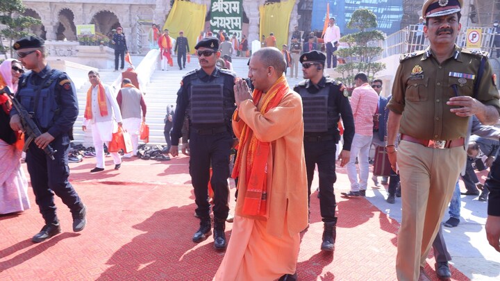 रामलला के दरबार में योगी सरकार मंत्रियों और विधायकों ने लगाई हाजिरी, भीड़ के कारण कैंसिल करना पड़ा ये प्लान UP Tak