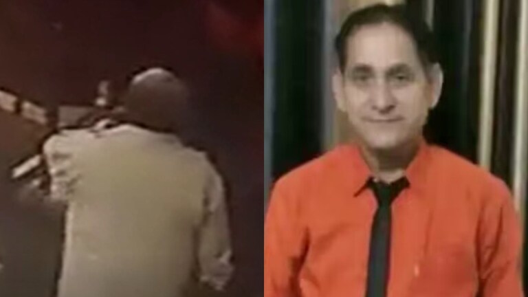 कुर्सी से लुढ़का, जमीन पर गिरा और चली गई जान...रेस्टूरेंट में खाना खा रहे शख्स को आया हार्ट अटैक UP Tak