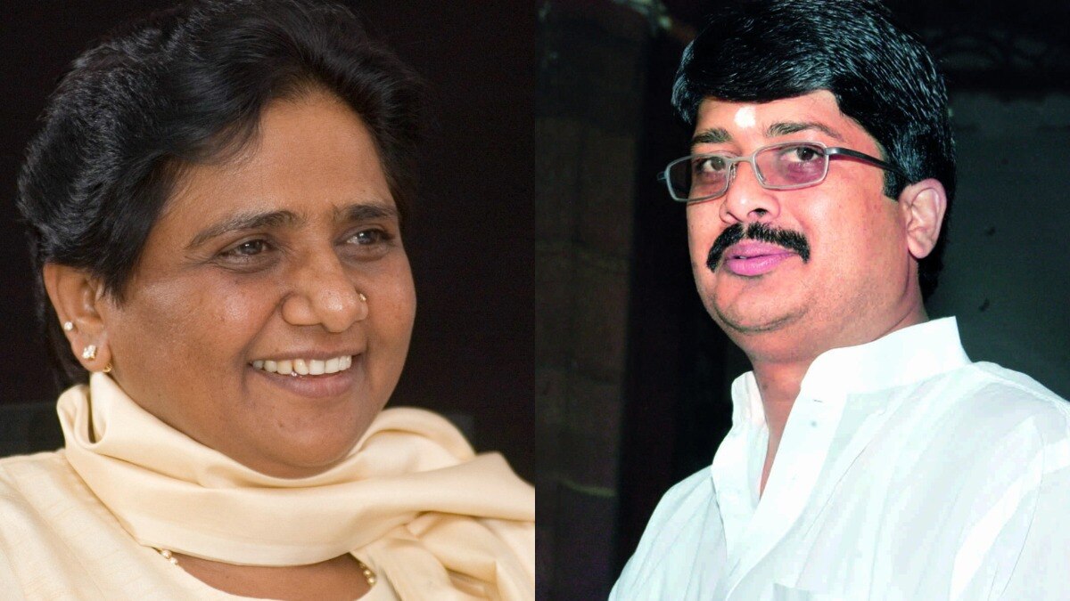 Raja Bhaiya, Mayawati
