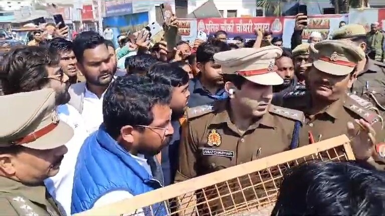 चंद्रशेखर को रामपुर जाने से रोका गया, वो बोले- रुकूंगा नहीं, चाहे पुलिस गोली क्यों न चला दे UP Tak