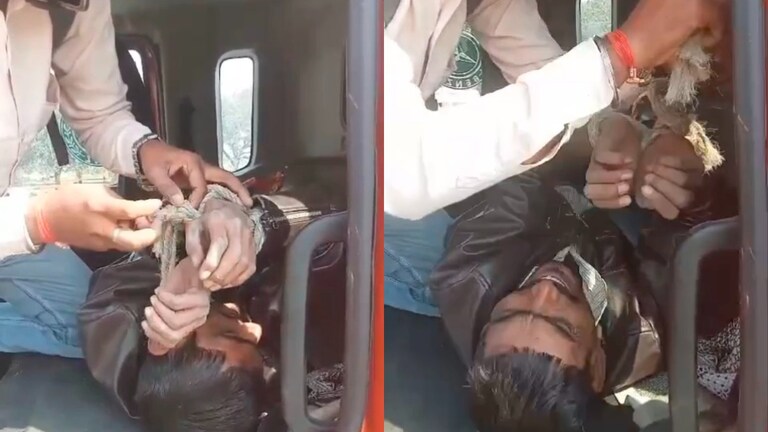 ट्रक के अंदर से आ रही थी रोने की आवाज, गेट खोला तो शख्स बंधा मिला, उसकी आपबीती सुन सभी हैरान Kaushambi