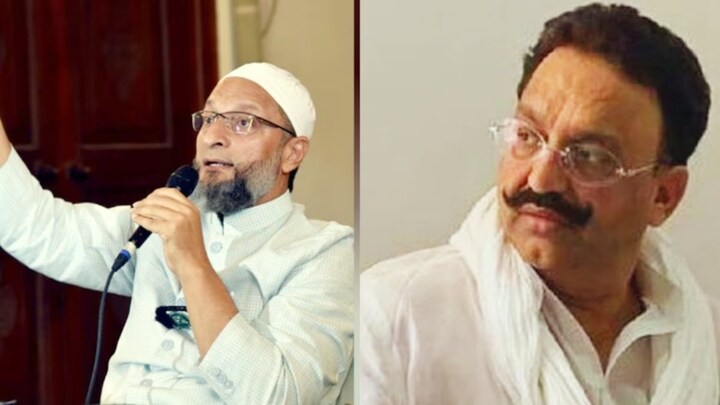 मुख्तार के घर गए थे असदुद्दीन ओवैसी तभी से मिल रही धमकियां, AIMIM ने ये क्या कह दिया Mukhtar Ansari, Asaduddin Owaisi