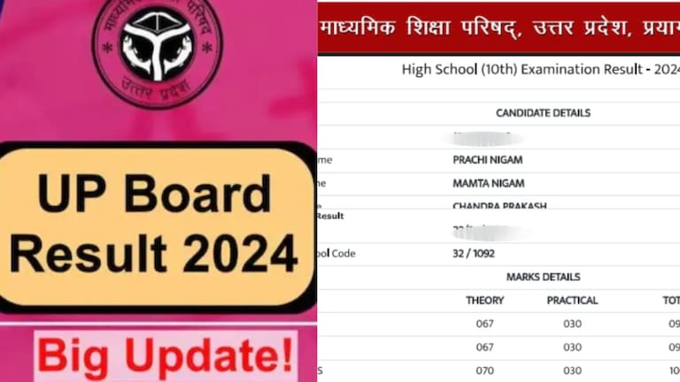 UP Board Result 2024 Topper: 10वीं की टॉपर प्राची निगम की मार्कशीट देखिए, इन्हें मिले गजब के नंबर UP Tak