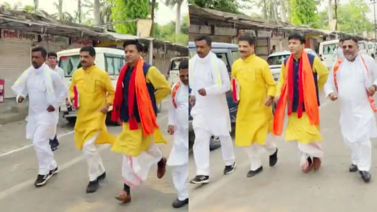 देवरिया BJP प्रत्याशी शशांक मणि त्रिपाठी का दौड़ते-भागते वीडियो वायरल, आखिर मसला क्या था? Deoria, Deoria News, Deoria Lok Sabha Chunav, Deoria Chunav, Shashank Mani Tripathi, Shashank Mani Tripathi News, BJP, UP News