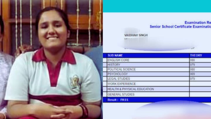 CBSE 12th Result: 12वीं की प्रयागराज रीजन टॉपर वैभवी की मार्कशीट और नंबर देख चौंक जाएंगे UP Tak