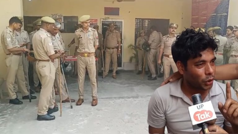 नोएडा की चिपियाना चौकी में पुलिस कस्टडी में युवक की मौत, भाई बोला- पुलिसवालों ने मारकर लटकाया UP Tak