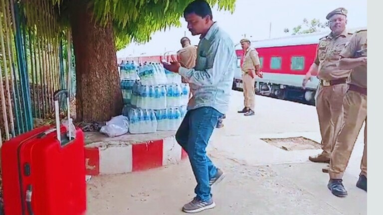 पैर में बिछिया, अर्धनग्न बॉडी... चुनार जंक्शन पर लाल सूटकेस में बंद महिला को देख निकली चीख! UP Tak