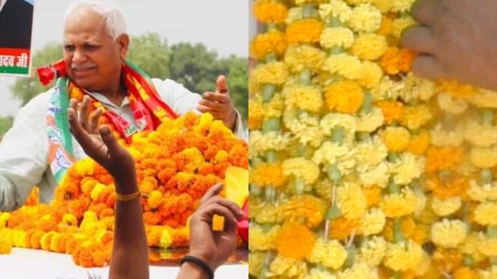 Election Result से पहले जश्न! जौनपुर से सपा के बाबू सिंह कुशवाहा ने ऑर्डर कर दी फूल मालाएं Election Result