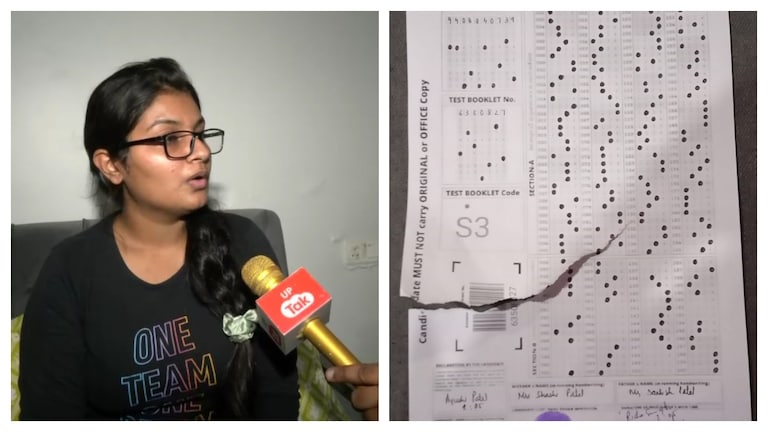 NEET-UG row UP: लखनऊ की आयुषी पटेल की जंग- मेरी OMR शीट किसने फाड़ी? मिलते 720 में 715 नंबर NEET-UG row UP Aayushi OMR Sheet