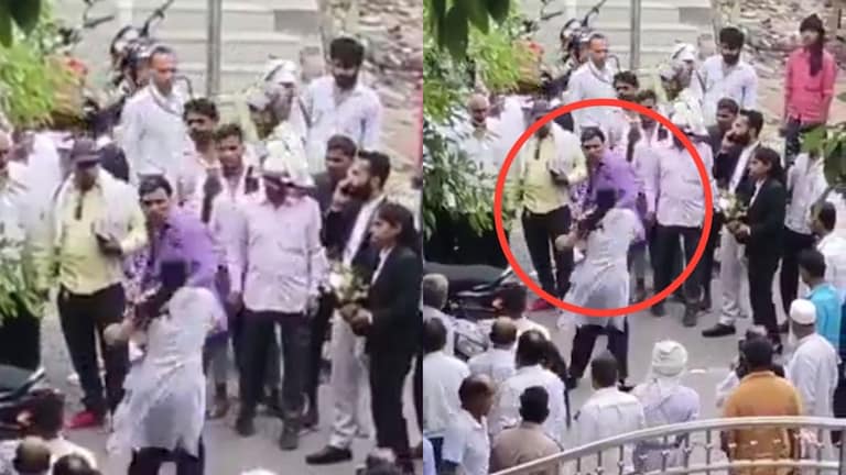 अदालत में सरेआम महिला ने अपने पति की कर दी चप्पलों से पिटाई, बरेली की इस घटना का वीडियो वायरल bareilly