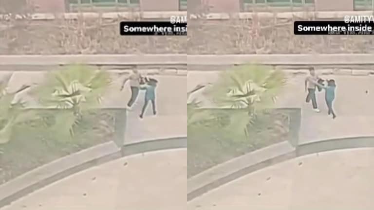 नोएडा की नामी यूनिवर्सिटी में कपल फाइट! लड़के ने लड़की को जड़ दिए कई थप्पड़, फिर ये हुआ Noida