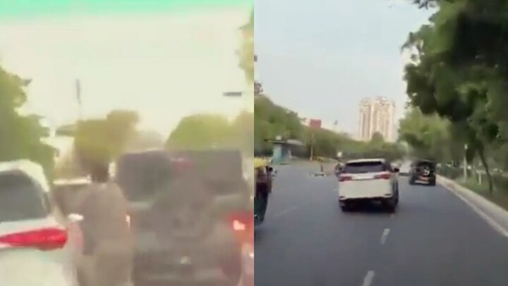 नोएडा: फॉर्च्यूनर से स्टंट करते हुए पुलिसकर्मी को दौड़ाया, पुलिस ने रईसजादे को तगड़ा सबक सिखाया Noida