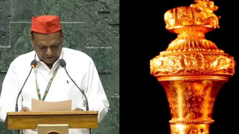 सपा सांसद आरके चौधरी ने की संसद भवन से सेंगोल हटाने की मांग, स्पीकर को पत्र लिख कही ये बात MP RK Chaudhary