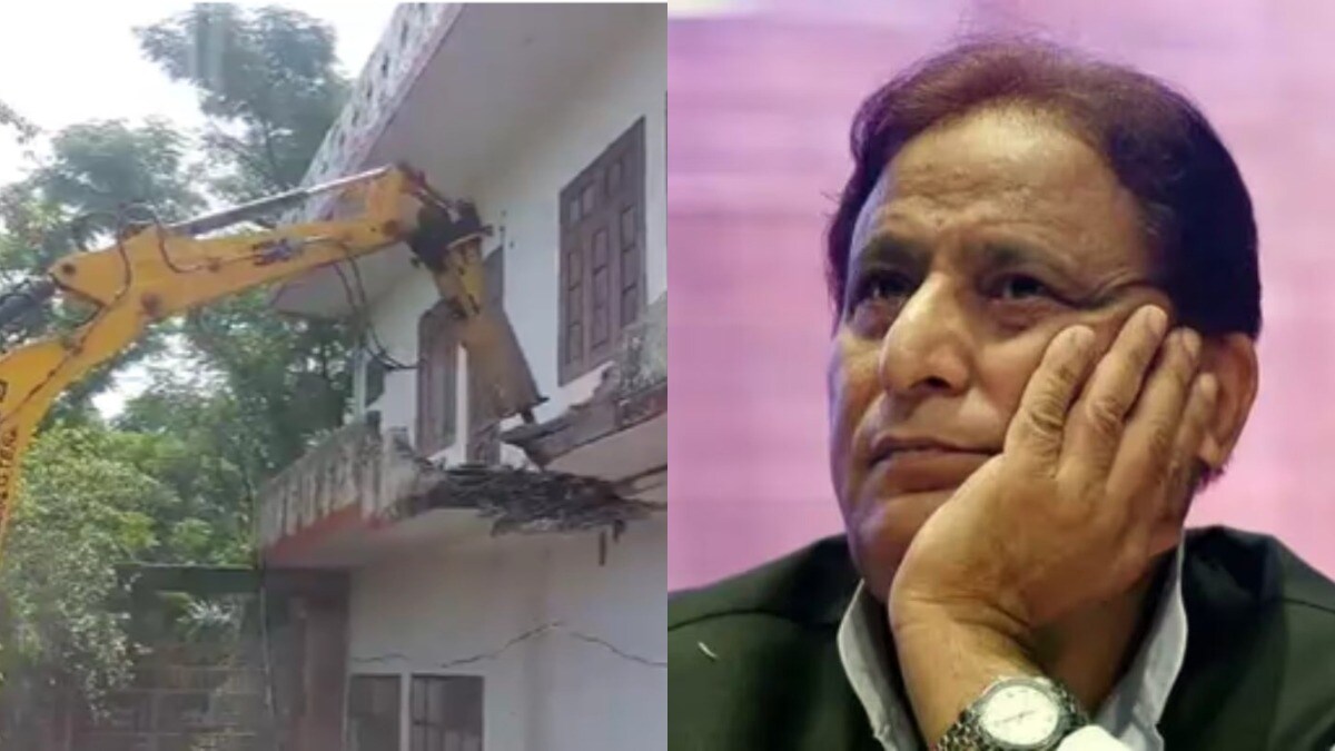आजम खान के परिवार को लगा एक और झटका, रिजॉर्ट पर चला बुलडोजर, BJP विधायक ने की थी शिकायत Azam Khan
