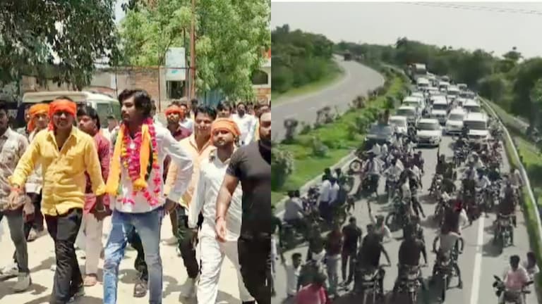 जेल से बाहर आने पर 100 लग्जरी गाड़ियों का काफिला, झांसी-कानपुर हाईवे जाम, कौन है रिंकू राजपूत? Jhansi