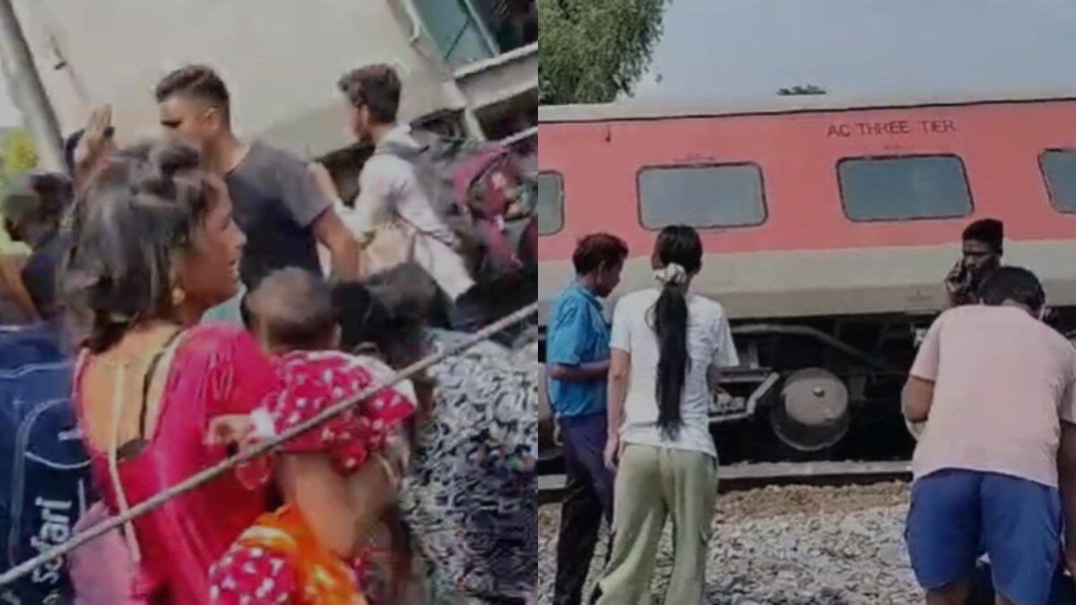 Gonda Train Accident : पटरी से उतरे डिब्बे, एसी कोच के टूटे शीशे और भागते हुए लोग...रेल हादसे की सामने आई भयावह तस्वीरें Gonda Train Accident
