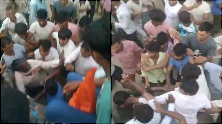 संभल : कांवड़ यात्रा के दौरान DJ बजाने पर हुई लड़ाई, फिर जमकर चलने लगे लात और घूंसे, वायरल हुआ वीडियो Sambhal News