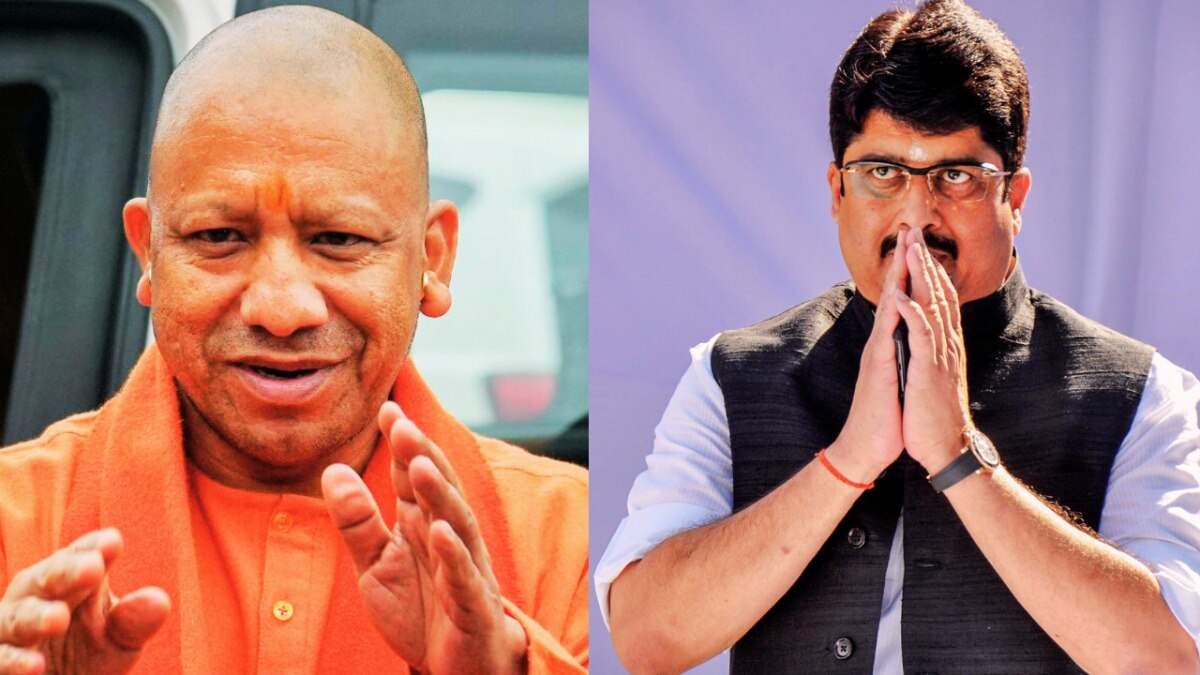 Photo: CM Yogi & Raja Bhaiya