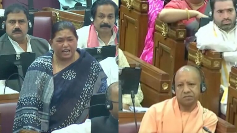 अपने पति की हत्या और करवरिया की AK-47 का किस्सा रो-रोकर सुनाती रहीं विजमा यादव, देखते रहे योगी! sp mla vijama yadav