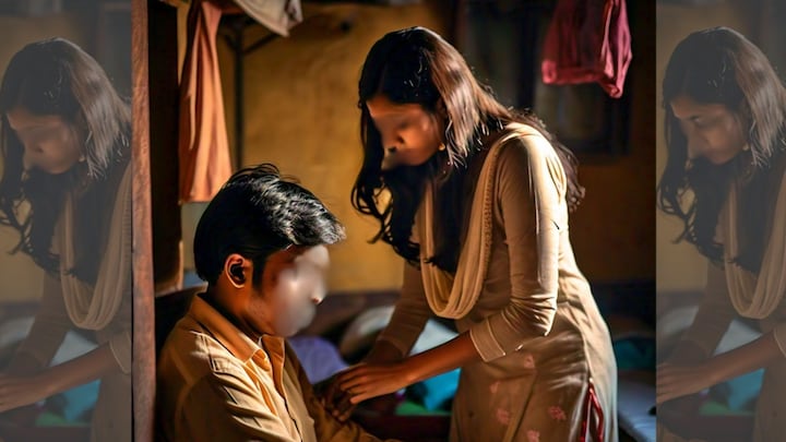 गरीब पति को छोड़ प्रेमी के पास चली गई थी पत्नी फिर वो हो गया मालामाल तो लौटकर लगी प्रेम दिखाने symbolic picture of husband and wife