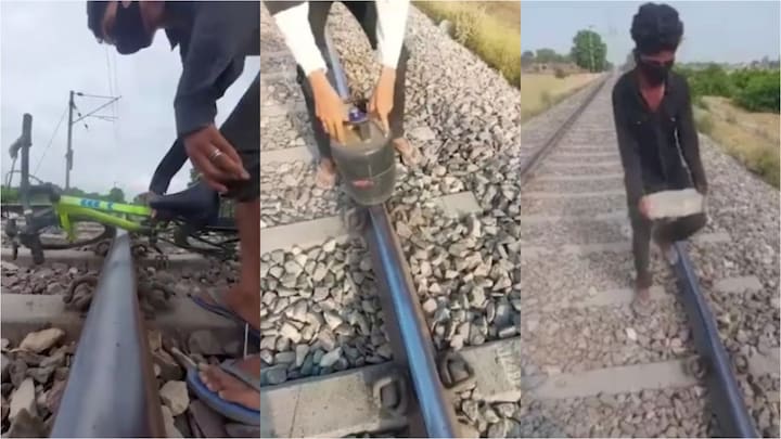 रेलवे लाइन पर सिलेंडर रखकर क्या करता था प्रयागराज का गुलजार शेख? वीडियो देख हाथ-पांव फूले! Prayagraj News