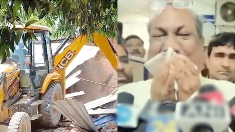 अयोध्या रेप केस: आरोपी सपा नेता मोईद खान पर बुलडोजर एक्शन के बीच संजय निषाद ने रोते हुए ये कहा Ayodhya Rape Case