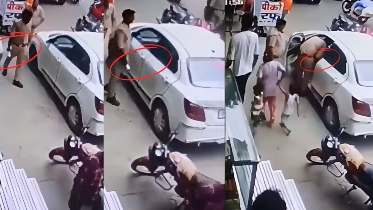 बुलंदशहर: बीच बाजार रोकी कार, युवक को फंसाने के लिए रख दी पिस्तौल...यूपी पुलिस के इस कारनामे का वीडियो हुआ वायरल UP Tak