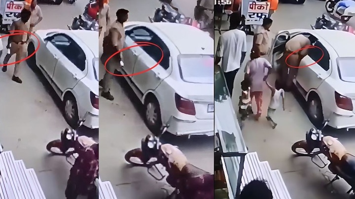 बुलंदशहर: बीच बाजार रोकी कार, युवक को फंसाने के लिए रख दी पिस्तौल...यूपी पुलिस के इस कारनामे का वीडियो हुआ वायरल UP Tak