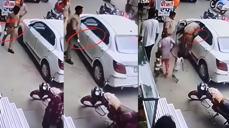 बुलंदशहर: बीच बाजार रोकी कार, युवक को फंसाने के लिए रख दी पिस्तौल...यूपी पुलिस के इस कारनामे का वीडियो हुआ वायरल UP Tak