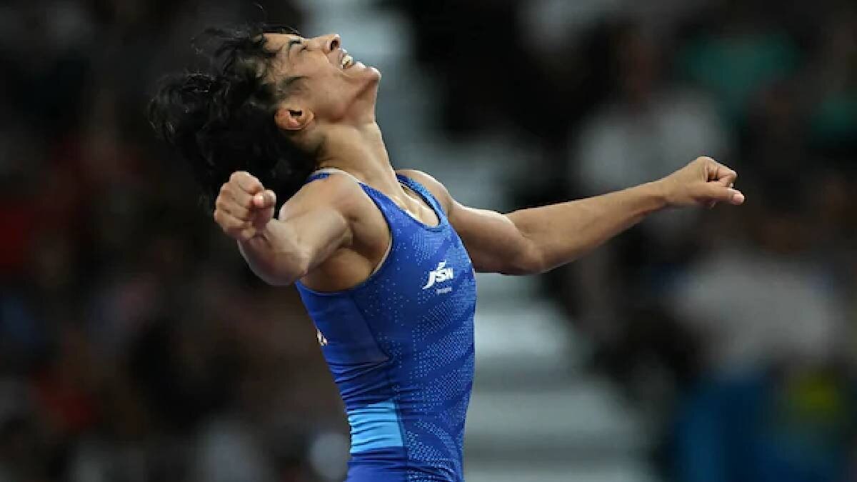 Vinesh Phogat makes history as first Indian woman to reach Olympic wrestling final