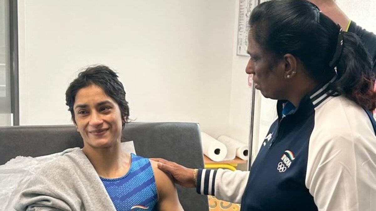 डिसक्वालीफाई होने के बाद सामने आई विनेश फोगाट की पहली तस्वीर, IOA अध्यक्ष पीटी उषा मिलने पहुंची UP Tak
