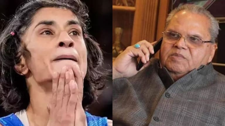 विनेश फोगाट के संन्यास की खबर सुनते ही रो पड़ा सत्यपाल मलिक, अब पहलवान से कर दी ये बड़ी मांग Satyapal Malik on Vinesh Phogat retirement Paris Olympics 2024