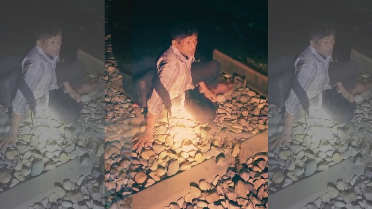 बिजनौर में नशा कर रेलवे ट्रैक पर घंटों पड़ा रहा अमर बहादुर, ऊपर से गुजरी ट्रेन पर कुछ नहीं हुआ! UP Tak